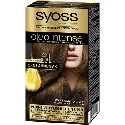 Syoss Oleo Intense Color 4-60 zlatohnědý