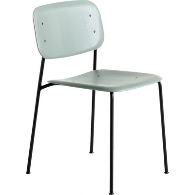 HAY Soft Edge 40 dusty green Oak / black powder coated steel