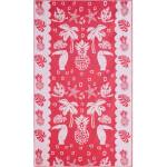 SUNDEK Хавлиена кърпа Sundek Recycled lightweight microfibre tropic salad print towel - Pink (Pitaya)