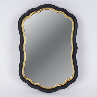 EUROLAMP Огледало 34, 5x23, 2 cm черен/златист (EU0465)