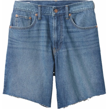 Gap dámske šortky Loose bermuda modrá