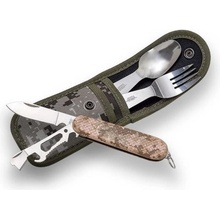 Joker nerezová sada příborů Multitool Camping Set JKR708