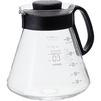 Hario V60 Range стъклен сървър - V60-03 800 ml (XVD-80B)