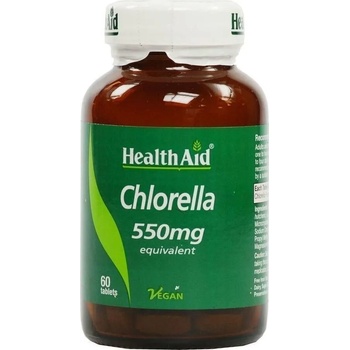 HEALTHAID Хранителна добавка за добро храносмилане Хлорела, Health Aid Chlorella 550mg 60tabs