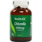 HEALTHAID Хранителна добавка за добро храносмилане Хлорела, Health Aid Chlorella 550mg 60tabs