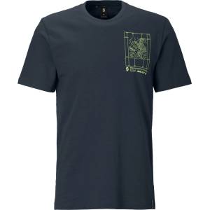 Scott Мъжка тениска Scott Tee Casual S/S T-shirt - Dark Blue - размер M (216-8209-0212)