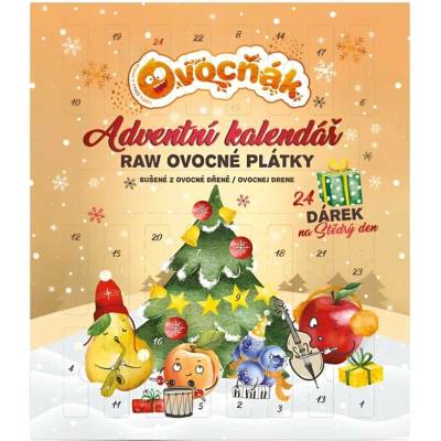 Ovocňák adventní kalendář ovocné plátky+ překvapení 240g