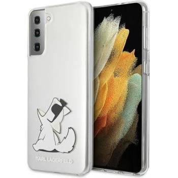 KARL LAGERFELD Защитен калъф Karl Lagerfeld Choupette Fun за Samsung Galaxy S21+ 5G, Clear (KF000520)