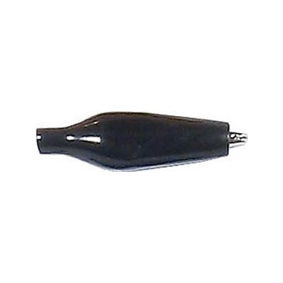 Krokodilka izolovaná 3A čierná 27mm 672