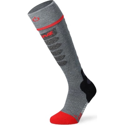 Lenz Heat Socks 5.1 Toe Cap SLIM FIT Šedá