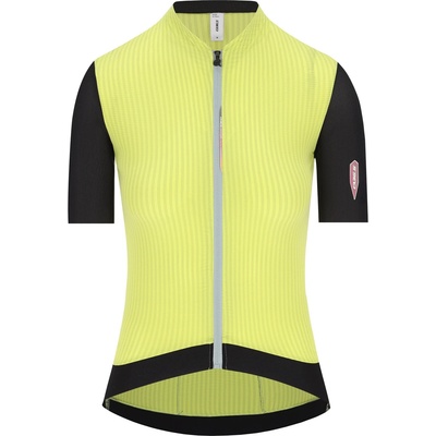 Q36.5 Дамска фланелка с къс ръкав за колоездене Q36.5 Women's Dottore Clima Jersey Cycling jersey - Lime (156-2734-0113)