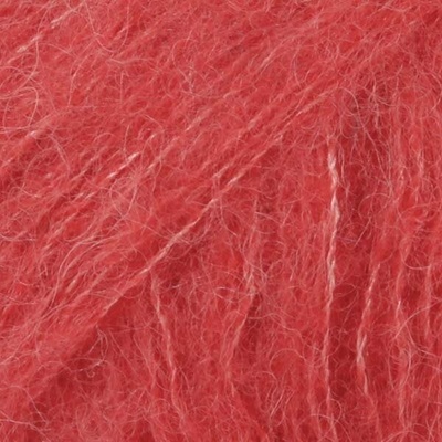 DROPS Design Brushed Alpaca Silk Uni Colour 06 Coral Плетива прежда (109806)