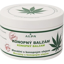 Alpa konopný balzám masážní s konopným olejem 250 ml