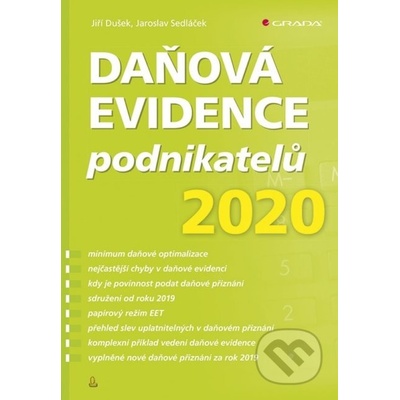 Daňová evidence podnikatelů 2020 - Jiří Dušek, Jaroslav Sedláček