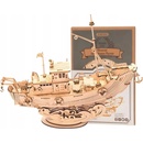 Robotime Rolife 3D dřevěné puzzle Rybářská loď 104 ks