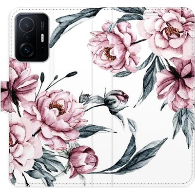 Pouzdro iSaprio flip Pink Flowers Xiaomi 11T / 11T Pro