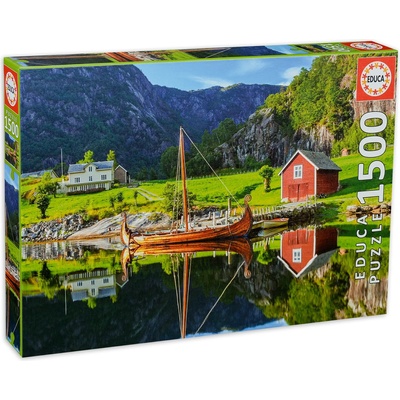 Educa Пъзел Educa от 1500 части - Викингски кораб (EDU18006)