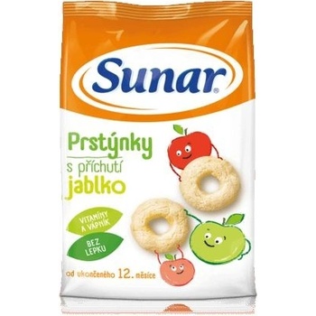 Sunar Prstýnky s příchutí jablko 50 g