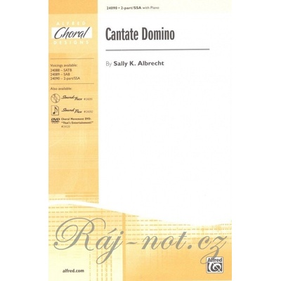 Cantate Domino / 2-partné SSA*+ piano