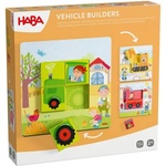 HABA Игра за пространствено подреждане Превозни средства с шаблони от 2 години (2012390001)
