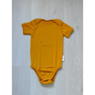 Rostoucí Merino Body MoniLu kr. rukáv MUSTARD Body