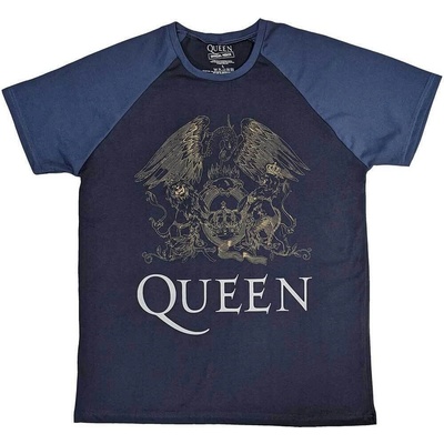 Queen Crest Raglan Navy Blue & Denim Blue M Риза (QURL22MND02)