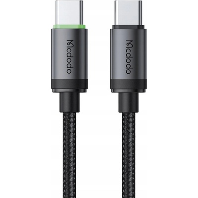 Mcdodo CA-4410 USB-C na USB-C nylonový oplet hliníková slitina PD60W 1m černý