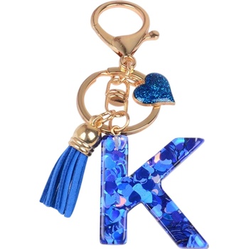 HARAHU Ключодържател Азбука - К / Тъмносиня kp37870 (37870)