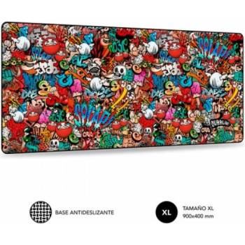 Subblim Подложка за мишка Subblim SUB-MP-01PUW02 Многоцветен XL (8436586741419)