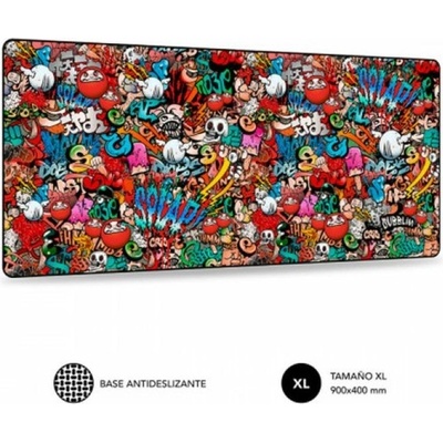 Subblim Подложка за мишка Subblim SUB-MP-01PUW02 Многоцветен XL (8436586741419)