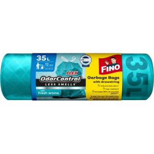 FINO flex odorcontrol торби за смет с връзки, 35 л, 12 броя