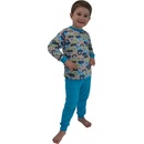 Esito chlapecké pyžamo Bagr tyrkysová