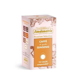 18 бр. кафе на филтър дози Sandemetrio Caffe al Ginseng