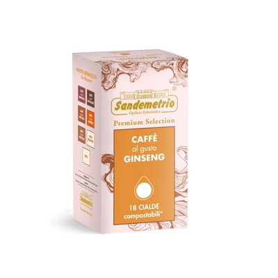 18 бр. кафе на филтър дози Sandemetrio Caffe al Ginseng