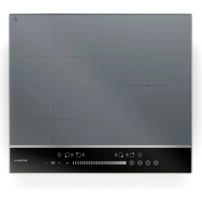 DualTone Hybrid индукционен плот, Flex Zone, LED дисплей, Управление с плъзгачи, 7200 W (CP8-KL-DT-60-Hy-Sl) (CP8-KL-DT-60-Hy-Sl)