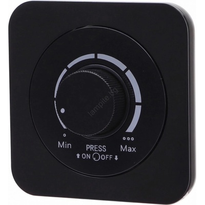 Aigostar - Димирач с рамка 250V/10A черен (AI2773G)