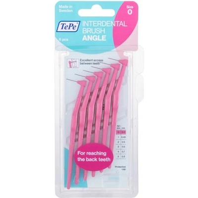 TePe Angle 0, 4 mm интердентални четки за зъби 0, 4 mm 6 бр