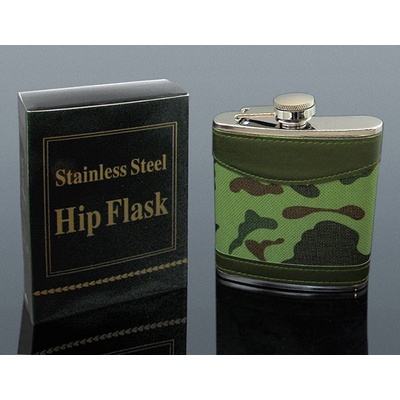 Ploskačka nerezová ARMY 210 ml