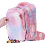 PIXIE CREW Ученическа ергономична раница Pixie Crew - Hearts & Paws, Pink (PXB-42-39)