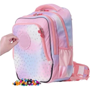 PIXIE CREW Ученическа ергономична раница Pixie Crew - Hearts & Paws, Pink (PXB-42-39)