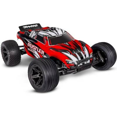 Traxxas Rustler HD RTR červený AS_TRA37254-8-REDX 1:10