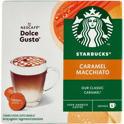 Starbucks karamel macchiato kompatibilné kapsule s dolce gusto 6 ks