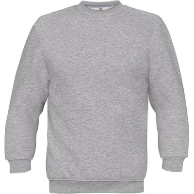 B&C Detská mikina Set In/kids Sweat Sivá melírová