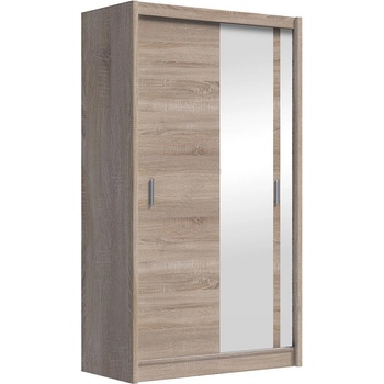 EMS Гардероб с огледало SABRINA 150x215 см, дъб сонома (MT0038)