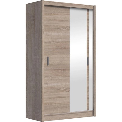 EMS Гардероб с огледало SABRINA 150x215 см, дъб сонома (MT0038)