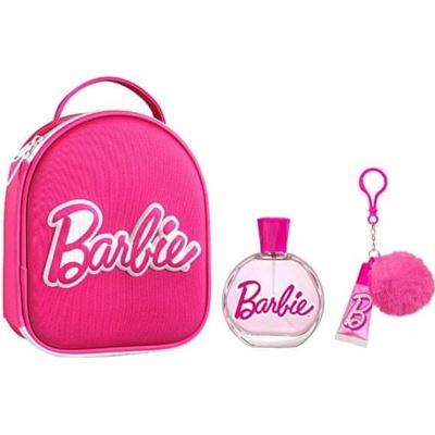 EP LINE Barbie - EDT 100 ml + lesk na rty s přívěškem + batoh