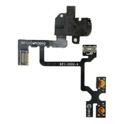 Apple iPhone 4 - Flex Kábel Tlačidla Hlasitosti (Black), Black