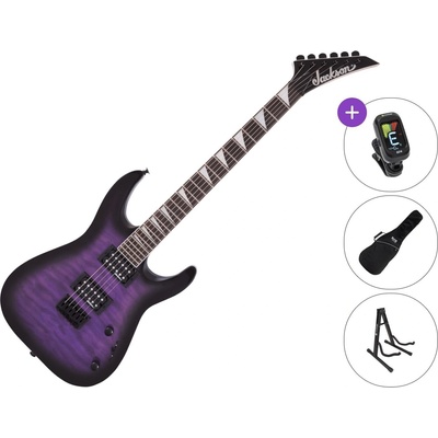 Jackson JS Series Dinky Arch Top JS32Q DKA HT AH SET Transparent Purple Burst Електрическа китара