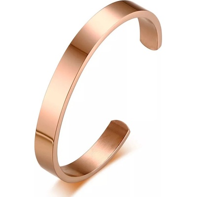 Steel Edge pevný náramok z chirurgickej ocele JCFB105 rose gold