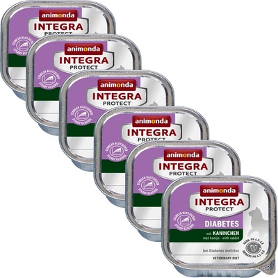 Animonda Integra Protect Cat Diabetes - заек 6 x 100г